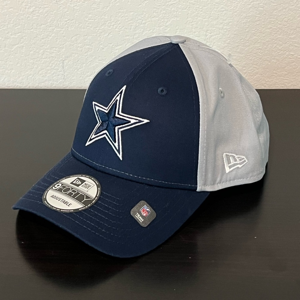 NEW ERA NFL Dallas Cowboys 9FORTY Adjustable Snapback Cap, Navy/Gray